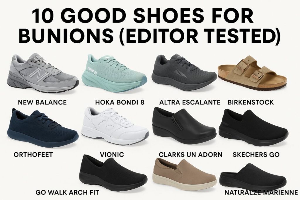 10 good shoes for bunions , Editor Tested